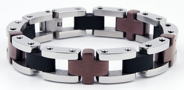 Mens 8.5'' Stainless Steel Bracelet