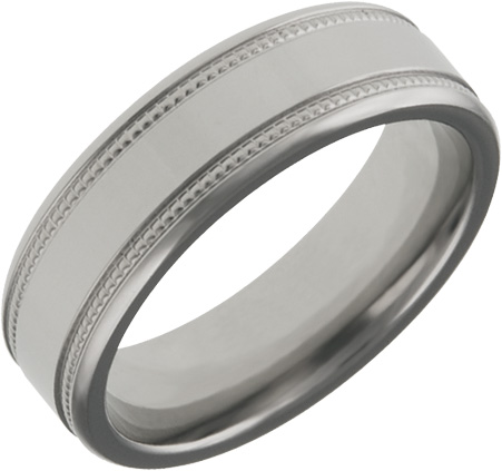 Mens and Ladies Titanium Bands; 6mm Comfort Fit; High Polish Finish; Available in Full or Half Sizes 6.5-15