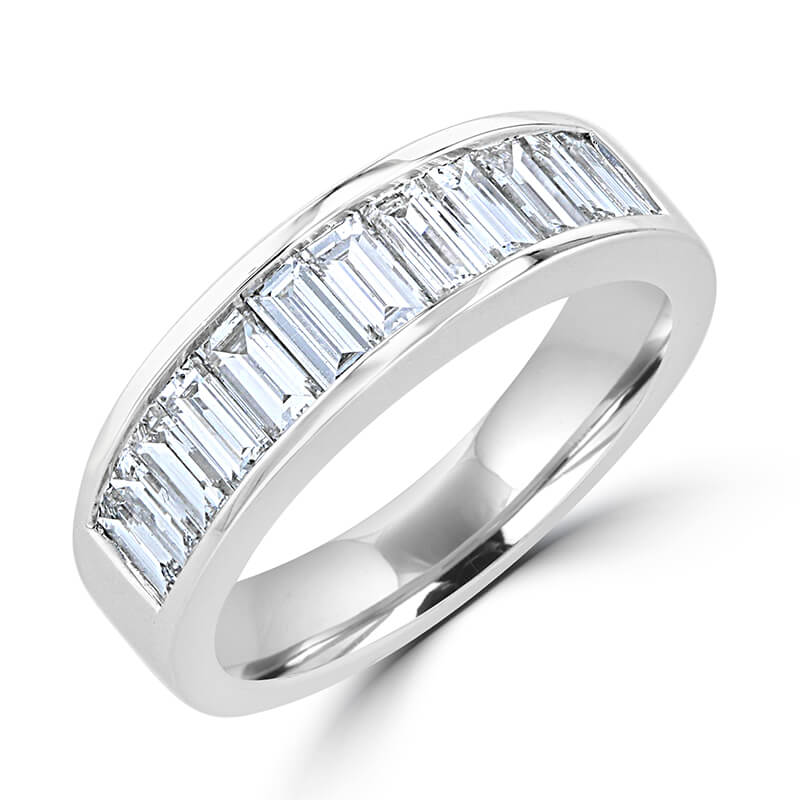 BAGUETTE DIAMOND CHANNEL BAND RING