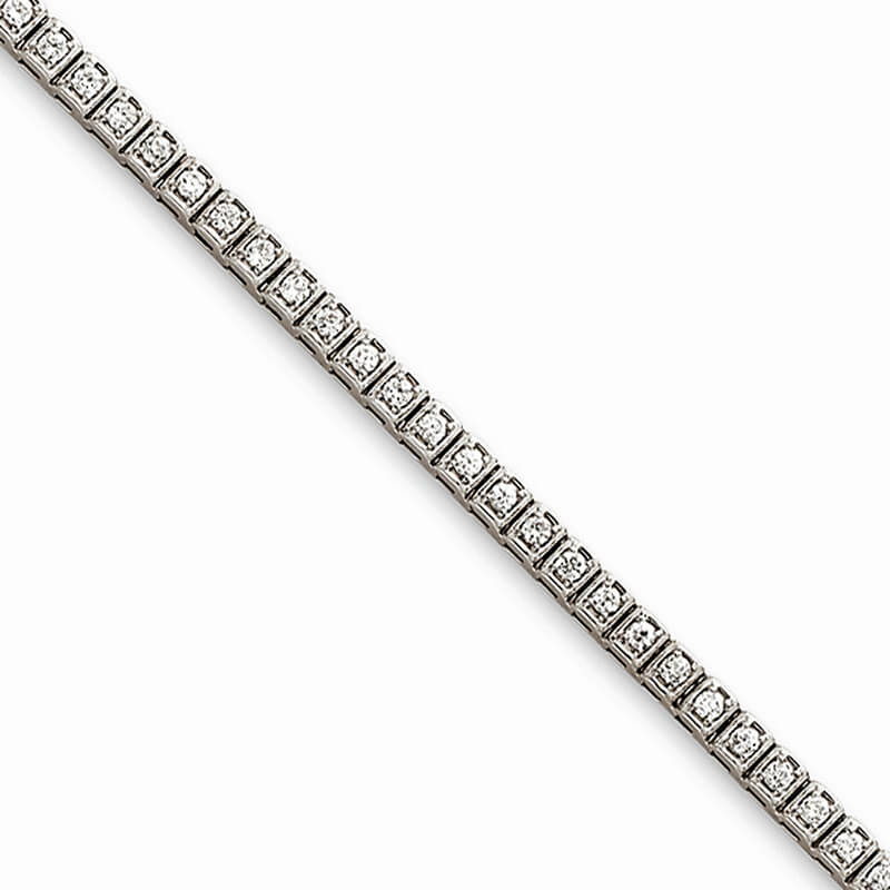 14kw Lab Grown Diamond SI1/SI2; G H I; tennis bracelet