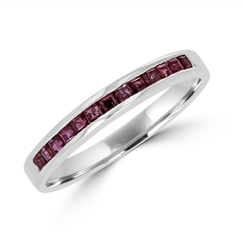 RUBY CHANNEL THIN BAND RING