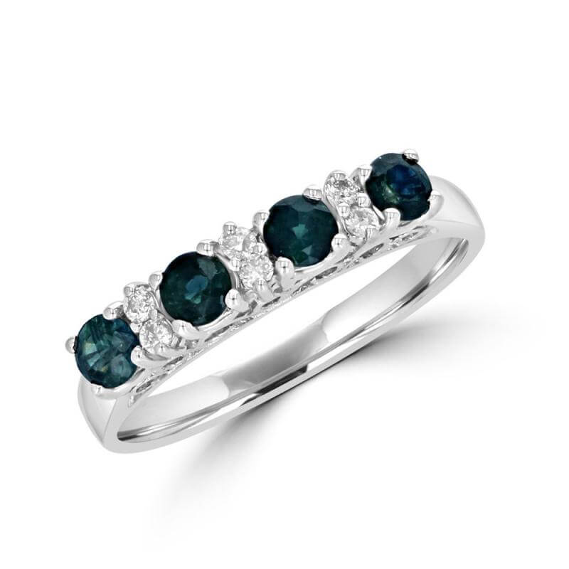 RND SAPH & TWO DIA BAND