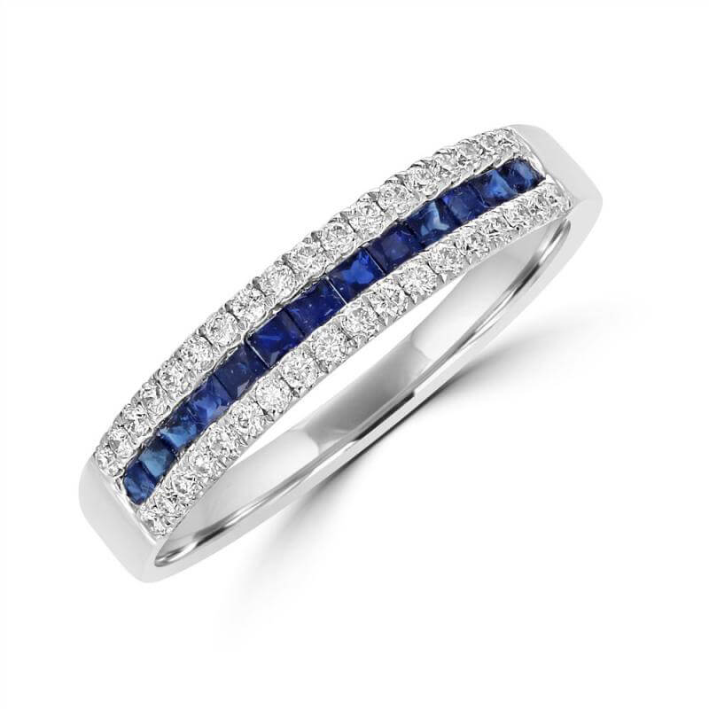 SQU SAPH & RND DIA BAND