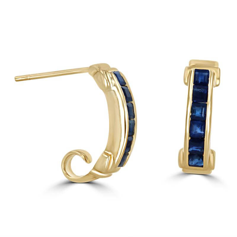 SQU SAPH CHANNEL EARRINGS