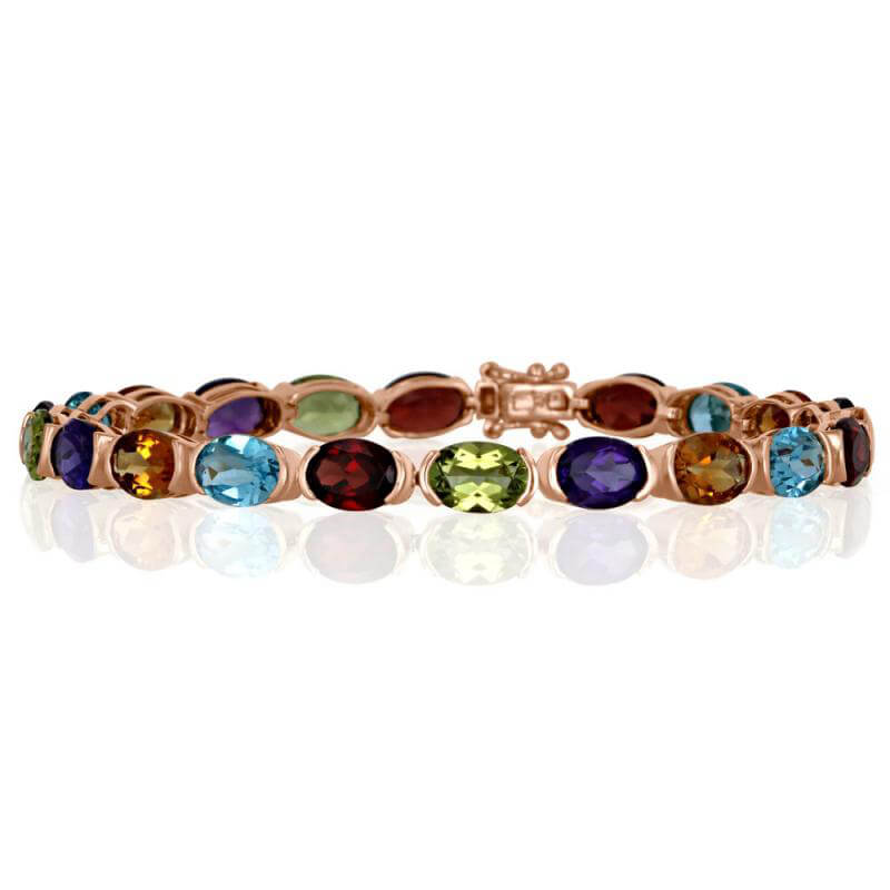 5X7 OVAL HALF BEZEL BRACELET
