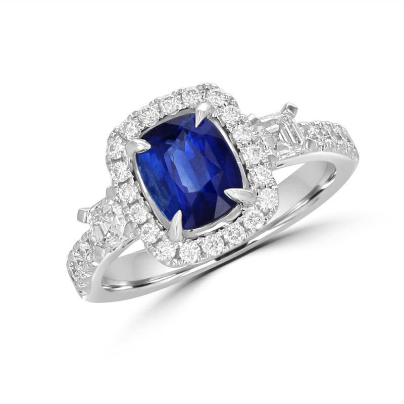 BAGUTTE SAPPHIRE HALO RING